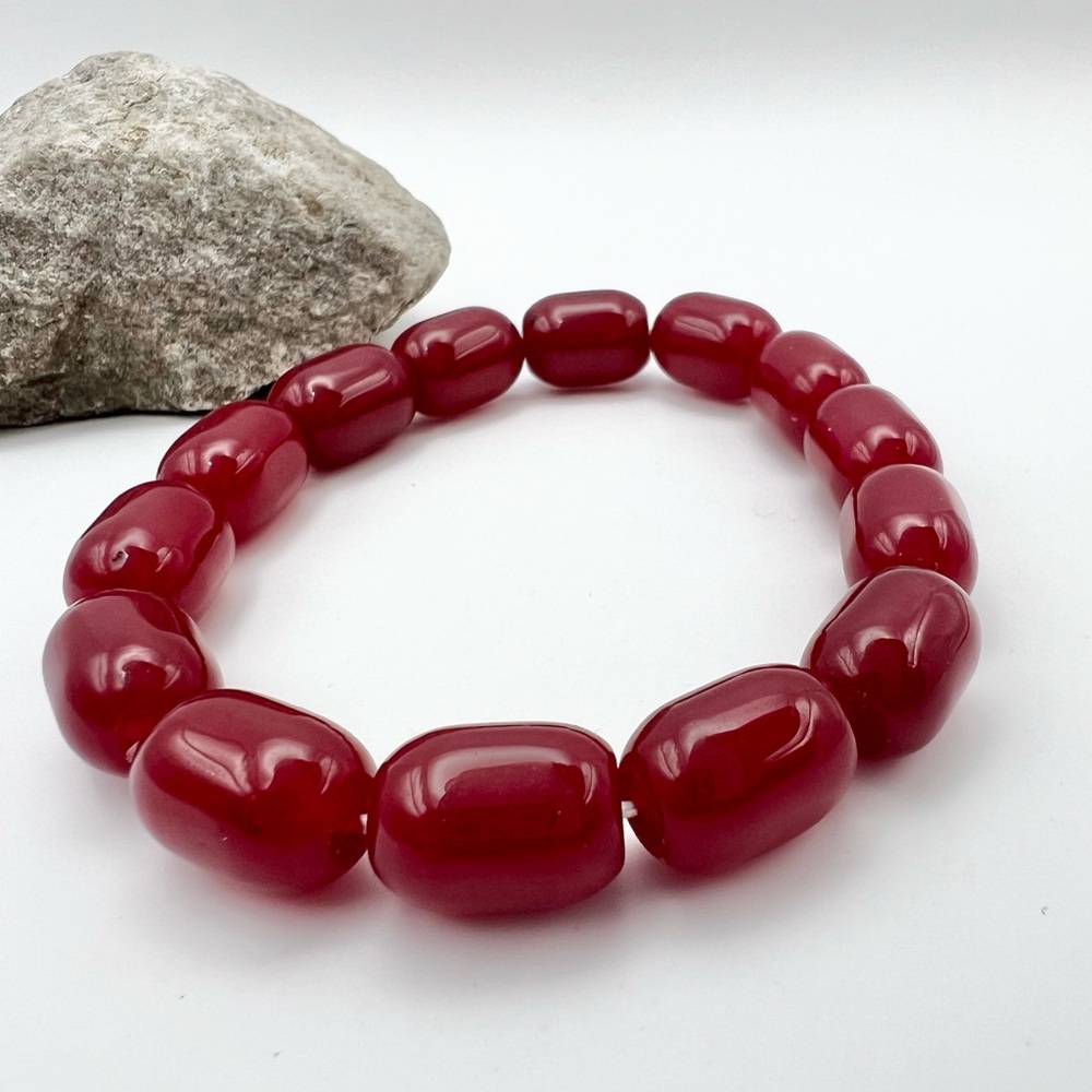 RED JADE BRACELET - Picture 8 of 8